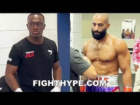 Deji & Fousey Glove Up Moments Before Showdown; Behind The Scenes At Ksi Vs. Swarmz