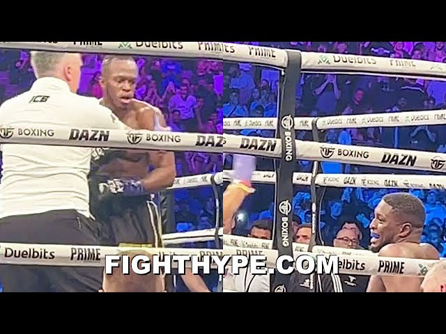 Ksi Live Reaction After Swarmz Knockout; Crowd Erupts Ringside As He Takes A Bow