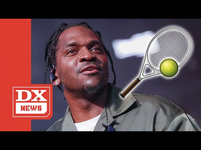 Pusha T Shows Off Tennis Skills