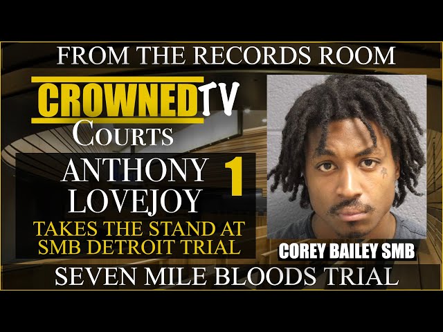 Anthony Lovejoy Takes The Stand Against The Seven Mile Bloods, Detroit Michigan