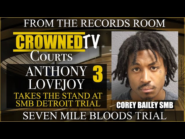 Anthony Lovejoy Testifies About Becoming A Big Time Hustler In The Seven Mile Bloods Gang