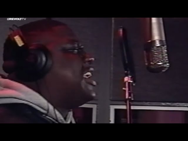 Biggie Recording Warning In The Studio 1994