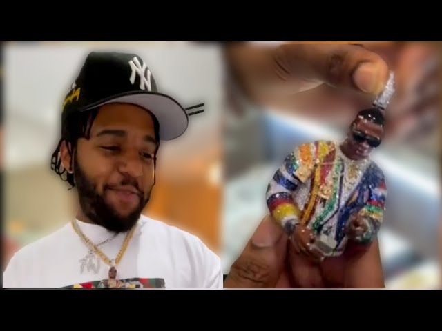 Cj Wallace Shows Off His Custom Diamond Pendant “biggie Smalls” Chain (must Watch)