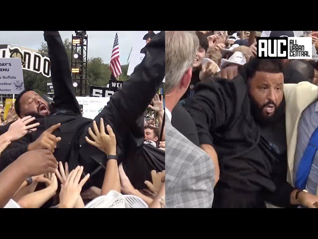 Dj Khaled’s Attempt At Crowd Surfing Goes Awry At Ucf Vs. Colorado Football Game