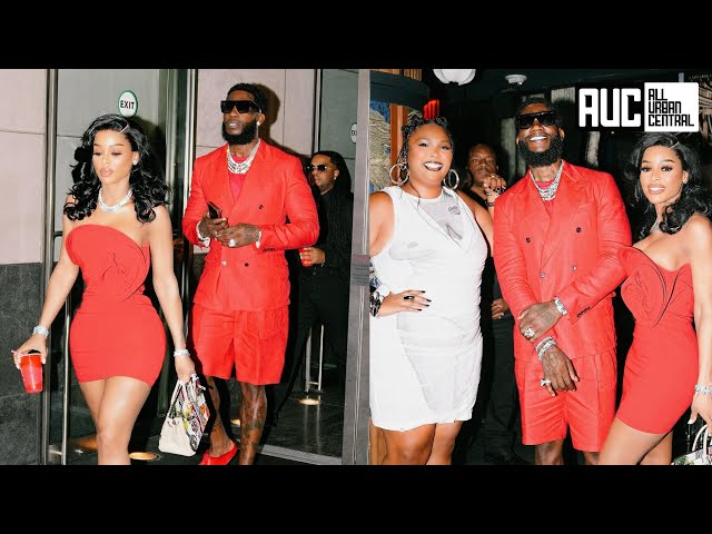 Gucci Mane And Keyshia Ka’oir Celebrate With Lizzo In New York City