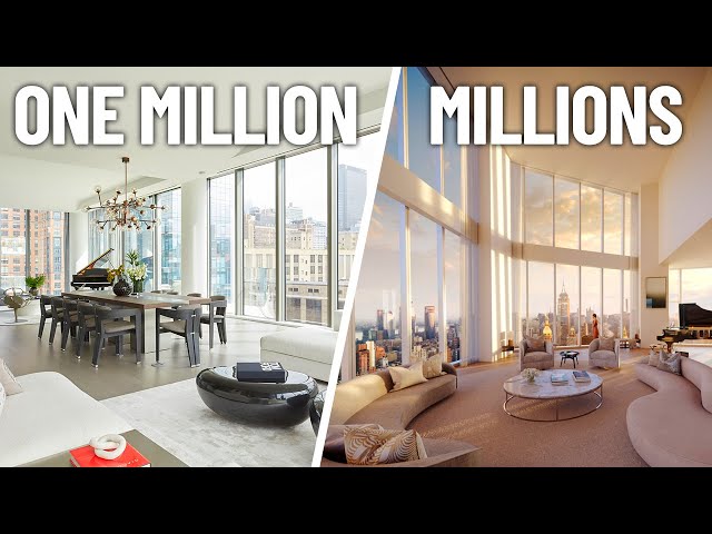 Comparing Luxury: Inside A $1 Million Apartment Vs. A $100 Million Penthouse