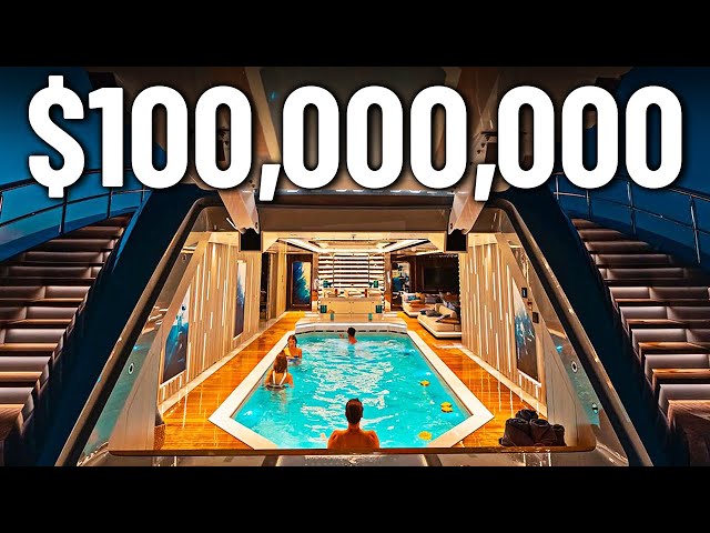 Exploring A $100 Million Luxury Mega Yacht: An Inside Look