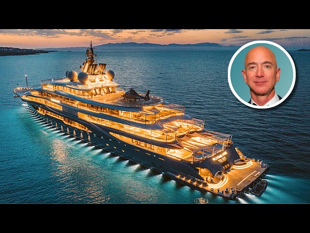 Inside Jeff Bezos’ Luxurious $400 Million Flying Fox Superyacht