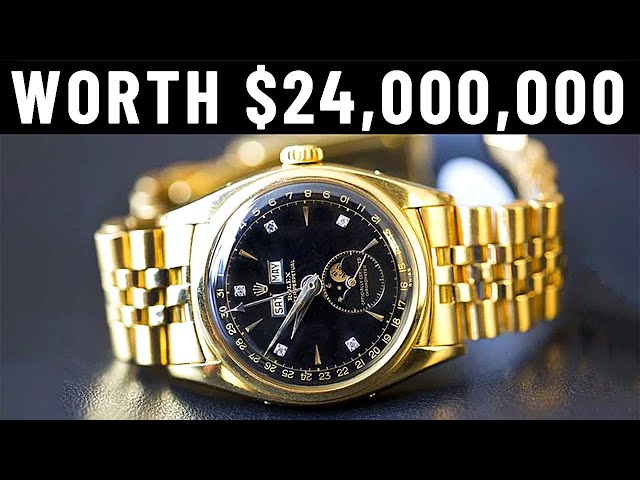 Luxury Timepieces: The $24 Million Rolex Collection