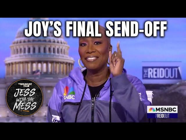 “joy Ann Reid Signs Off From Msnbc: A Powerful Call For Resistance”