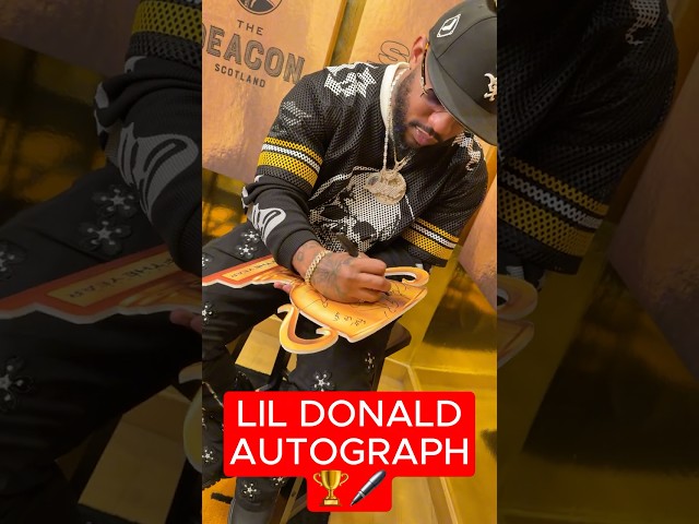 Lil Donald’s Signature: A Collector’s Dream