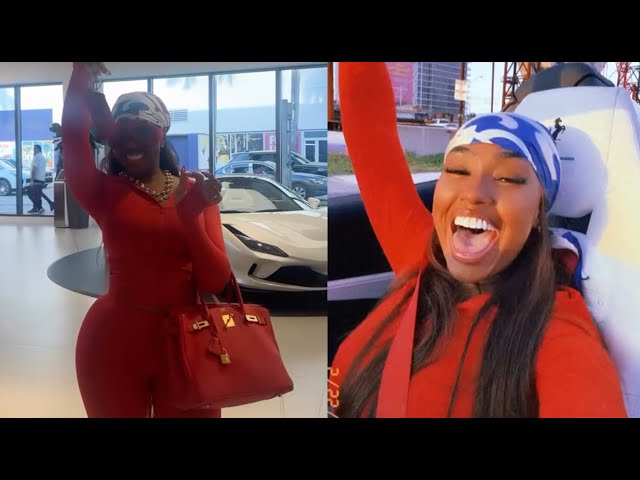 Yung Miami Buys A New Ferrari To Celebrate Her 31st Bday