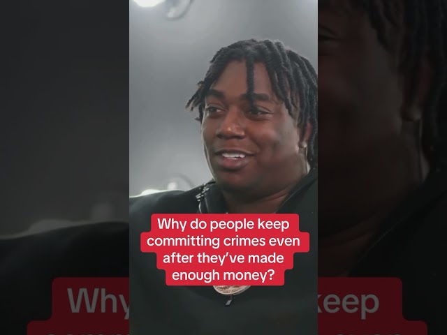 Fredo bang on why people keep committing crimes after they have enough money.